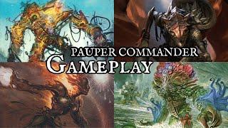 Rule 0 GARBAGE! PDH Gameplay G. Elemental v Zada Walls v Akawalli v Spiteflame #pdh #paupercommander