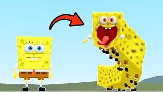 NEW ELONGATED SPONGEBOB In Garry's Mod