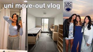 University Move-Out Vlog (UBC dorms, dining hall chit chats, hanging with friends🫶)