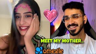 Foreign Ladki in a Saree  | Omegle long conversations & more ️