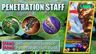 SUN PENETRATION STAFF BUILD IS HERE!!! | Haaaaaack Build for AUTOWIN!!! | Supreme No.1 Sun - MLBB