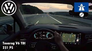 2024 Volkswagen Touareg V6 TDI 231 PS NIGHT POV DRIVE TOPSPEED and ACCELERATION (60 FPS/1440p)