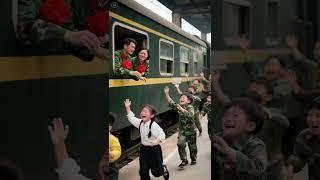 Heartbreaking Farewell at the Train Station #shorts #shortvideo