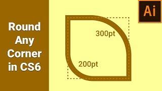 How to Easily Round Corner in Illustrator CS6 or Earlier versions