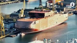 The first ferry under the "Batory" program being finished at the wharf in "Remontowa" Shipyard