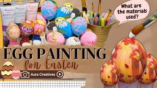 Easy DIY Egg Shell Art and Materials used |a u r a