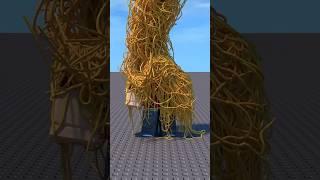 raining MATH ICONS, NOODLES and PIZZA in Roblox #roblox #shorts