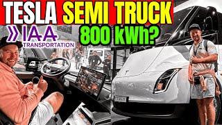 TESLA SEMI TRUCK - INNOVATIVER ANTRIEB - 800km Reichweite | EFIEBER