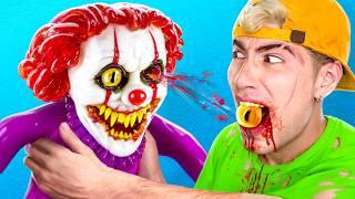 EATING HORROR FOOD !!