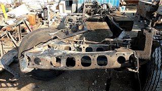 Dangerous Accident Chassis Repairing and restoration How to Accident Chassis Repairing