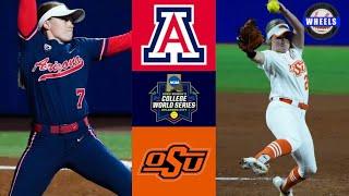 Arizona vs #7 Oklahoma State (AMAZING!) | WCWS Opening Round | 2022 College Softball Highlights