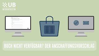 Buch nicht verfügbar? Der Anschaffungsvorschlag