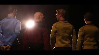 Am I too late?  QMX 1/6 STAR TREK Review FT. Picard, Kirk, Spock and Sulu