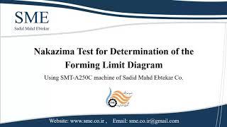 Nakajima test for Determination of forming limit diagram (FLD)