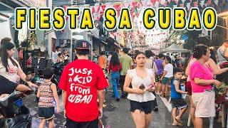 CUBAO STREETS SCENES plus FIESTA in San Martin de Porres Cubao Quezon City Philippines