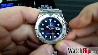 Rolex 116622 Yachtmaster Blue Watch Quick Review Hands-On