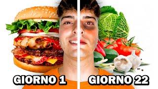 HO MANGIATO VEGETARIANO PER 22 GIORNI *ecco cos'è successo*