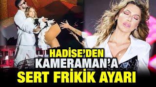 Hadise Frikik Yakalamaya Çalışan Kameramana Ayar verdi! Sevda Türküsev ise Hadise'yi Eleştirdi!