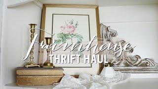 THRIFT HAUL  | VINTAGE FARMHOUSE COTTAGE DECOR | 2020