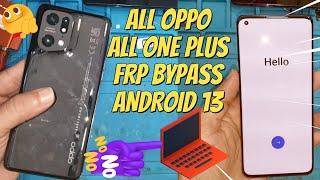 All Oppo  FRP Bypass Android 13 | All One Plus Frp bypass Android 13 Without Pc Method 2023