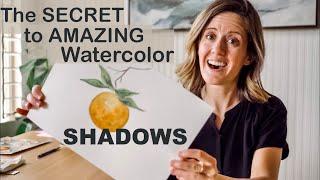 The Secret to Amazing Watercolor Shadows