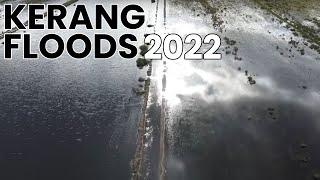 Kerang Floods 2022  - Drone over Sheepwash Creek, Reedy Lake & Pratt Rd.