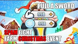 Christmas Event Pull a Sword Script Hack • Spam Fight • Auto Farm And More