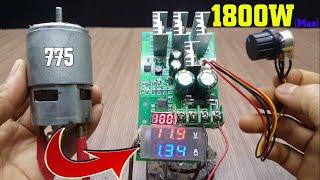 Test and Upgrade PWM DC  Motor Speed Controller 1800W