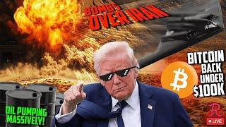 BITCOIN LIVE : BTC MAJOR BREAKDOWN, USOIL MASSIVE PUMP, ALTCOINS IN SHAMBLES