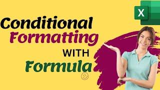 Excel Conditional Formatting with Formula #excel #montyexcel