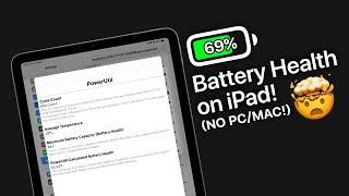 How to check Battery Health on iPad!  (Without PC/Mac)