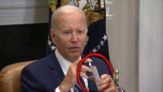 President Biden Accidentally Shows His ‘Cheat Sheet’