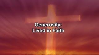 Generosity (Part 3): Lived in Faith - Rachel Poole