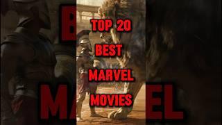 Top 20 best Marvel movies #shorts #top20 #marvel