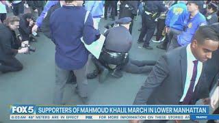 Protests erupt as deportation hearing set for Mahmoud Khalil: Latest