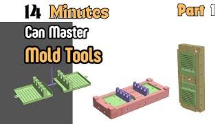 In 14 minutes you Can MASTER  Mold Tools in SOLIDWORKS