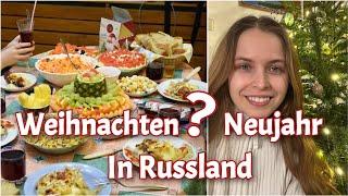 Wie feiert man Weihnachten (oder Neujahr) in einer russischen Familie? Was gibt es zum Essen?