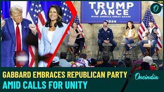 Tulsi Gabbard Declares GOP a Beacon of Peace,  Joins Republican Party at Trump Rally| WATCH