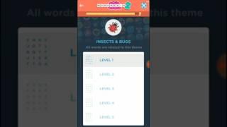 Wordbrain 2 Ace Insects & Bugs Level 1-5 Answers Walkthrough