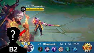 24KILLHAYABUSA BEST BUILD TOP GLOBAL B2 ASSASSIN try this build -Mobile Legends