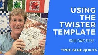 How to sew a Twister quilt block