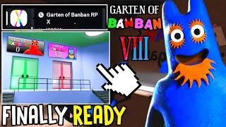 GARTEN OF BANBAN 8 - The NEW OFFICIAL RP is REALLY READY  NEW OFFICIAL UPDATES and NEW ICON