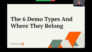 Webinar: The 6 Demo Types & Where They Belong, with Garin Hess