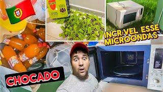 CHOCADO! ACHEI UM SUPER MICROONDAS, MUITOS ALIMENTOS! OQUE TEM NO LIXO EM PORTUGAL ️