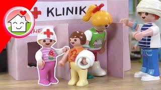 Playmobil Familie Hauser - Mias Kinderklinik - Geschichte mit Anna und Lena