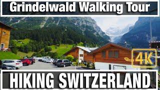 4K City Walks: Hiking Switzerland Grindelwald  - Virtual Walk Walking Treadmill Video