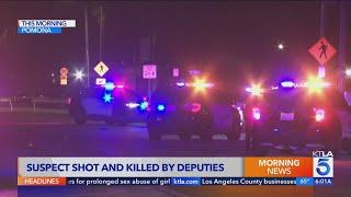 Suspect fatally shot by police in Pomona