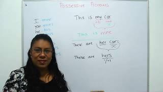 L13- POSSESSIVE PRONOUNS-GRAMMAR IN ENGLISH