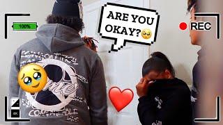 CRYING W THE DOOR LOCKED PRANK ON DEJUANE AJ & DION | THEY WERE SO SWEET