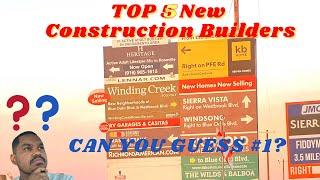 Top 5 New Construction Builders - Sacramento Homes For Sale